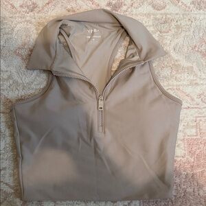 Abercrombie & Fitch Tan Sleeveless Top
